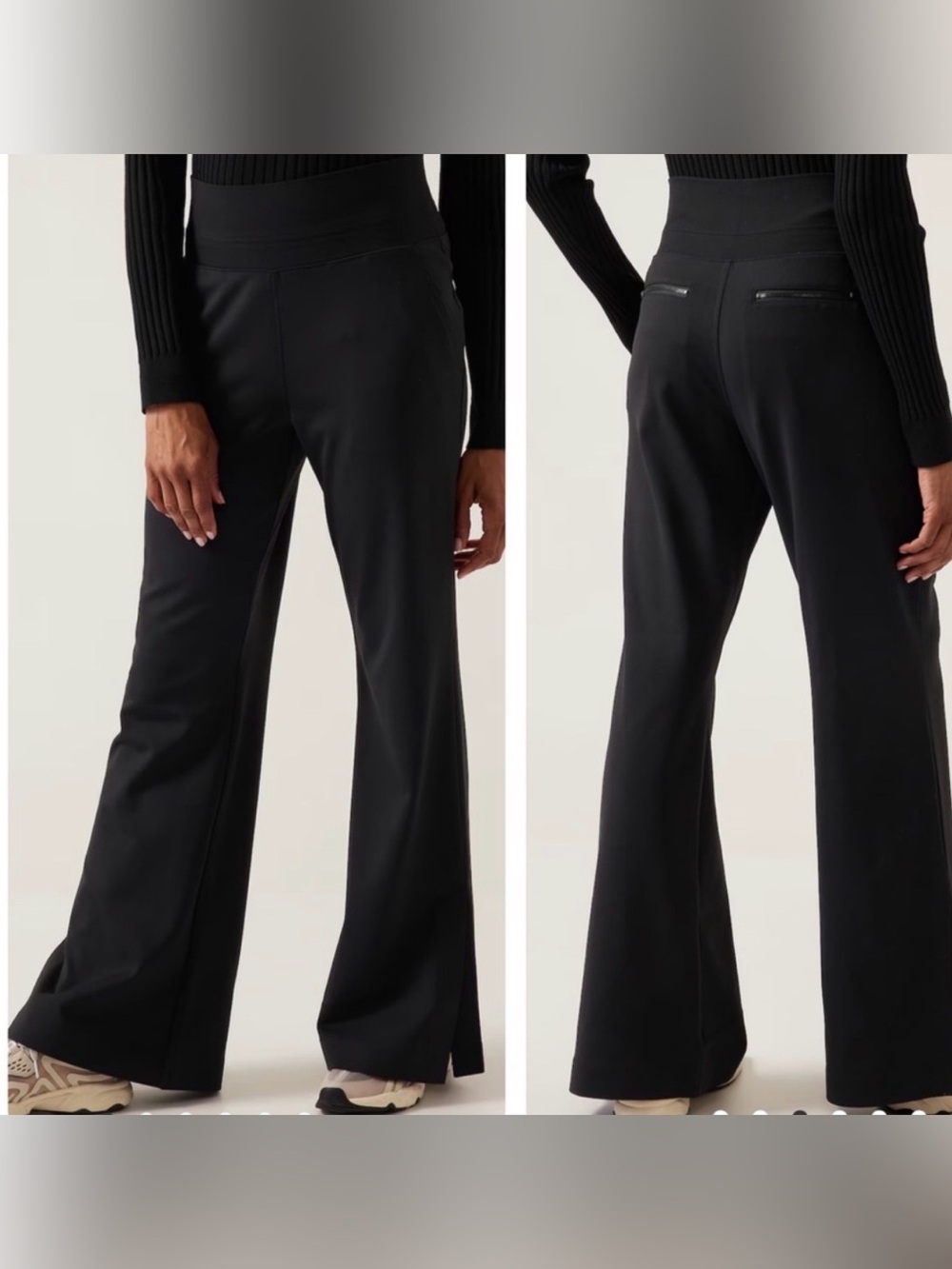Athleta Venice Flare Slit Pants small